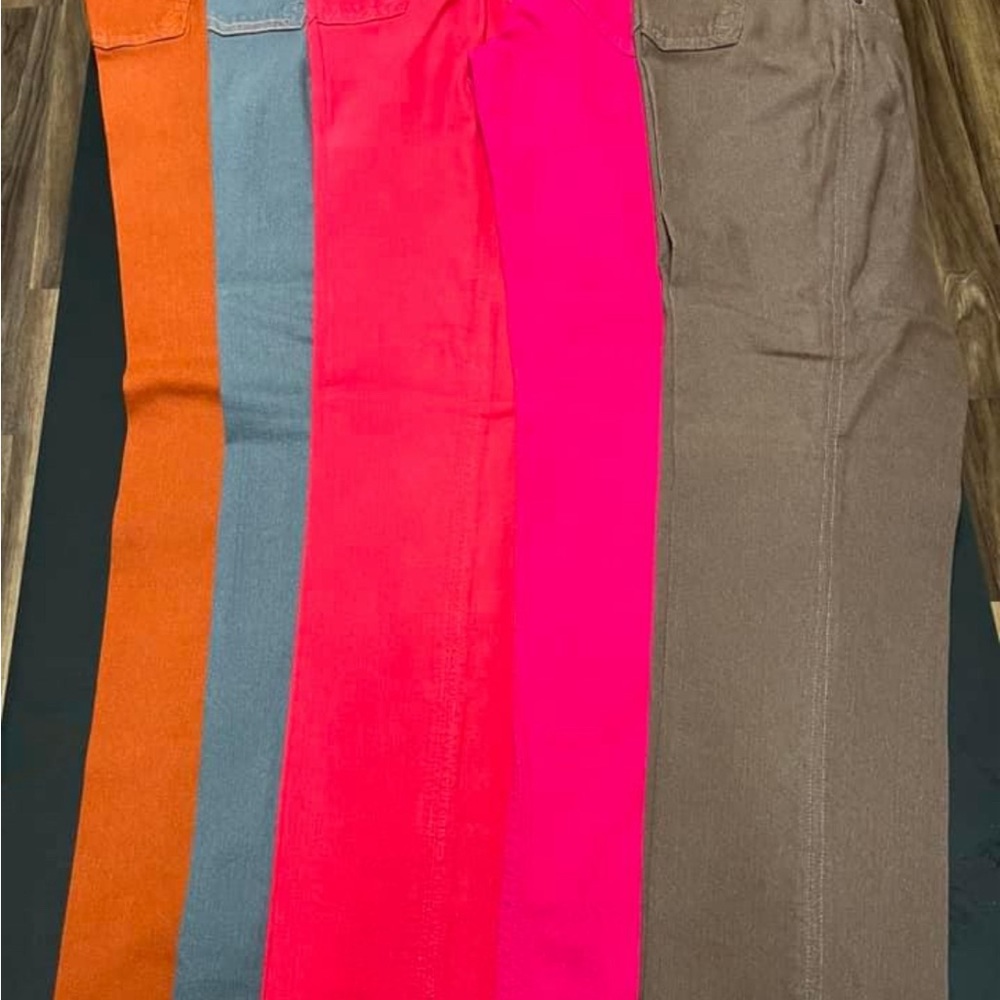 Ladies “Color” Denim Jeans-2 pair Left